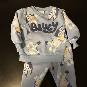 12M Bluey sweatsuit